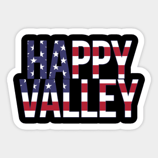 American Happy Valley Sticker